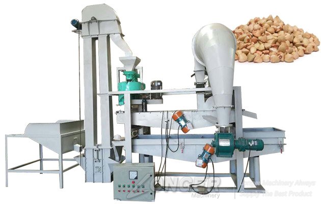 Automatic Pine Nuts Buckwheat Hulling and Separatin