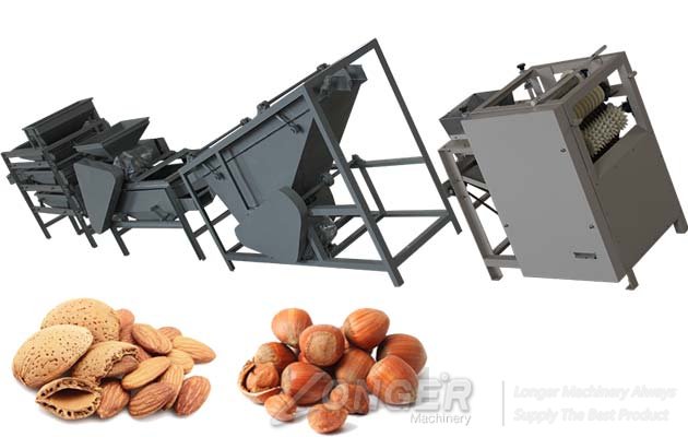Automatic Almond Cracking Shelling Machine